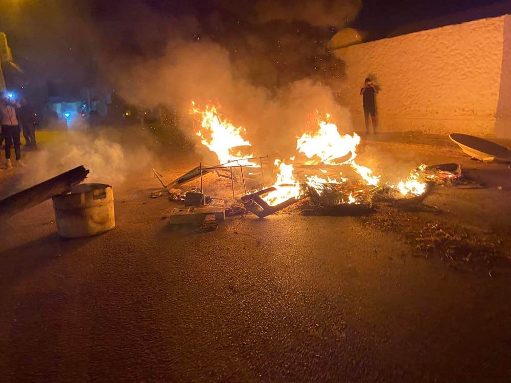 بني خداش: مواطنون يحتجون على الانقطاع المتكرر للمياه (صور+فيديو)