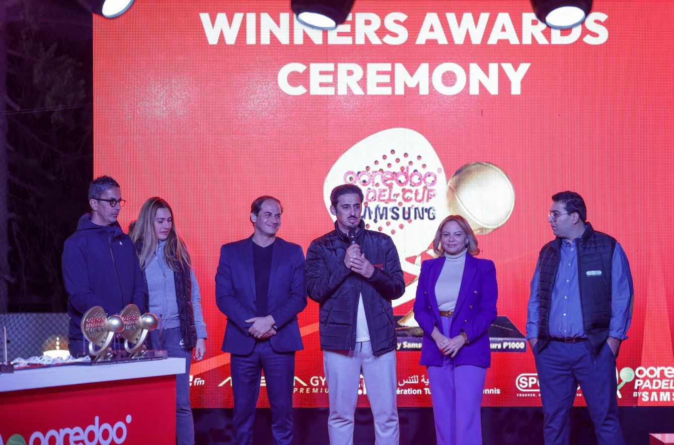 إختتام ناجح لبطولة Ooredoo Padel-Cup by Samsung