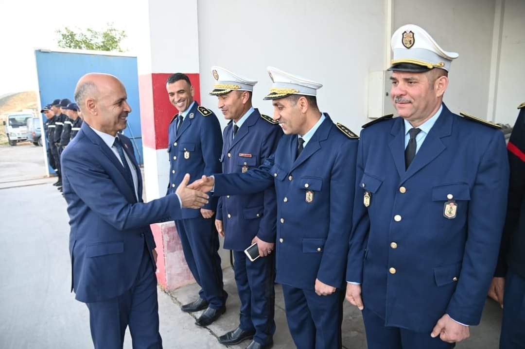 مدير عام ديوان الحماية المدنية في زيارة تفقد ميدانية بولاية زغوان