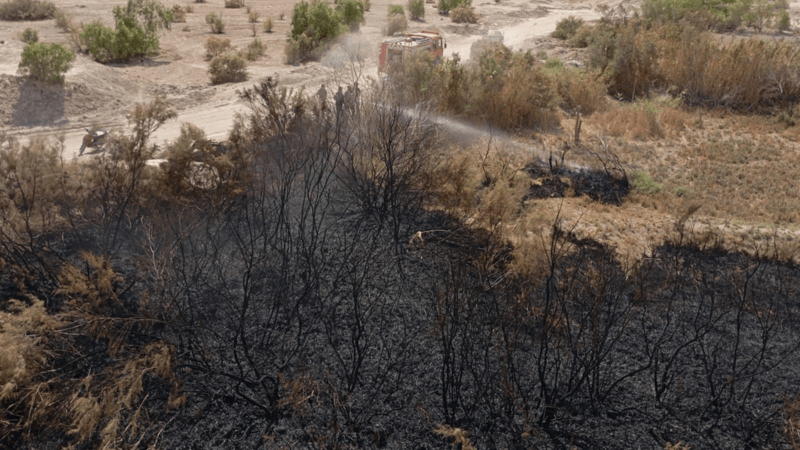 قفصة: إخماد حريق قريب من إحدى مغاسل الفسفاط