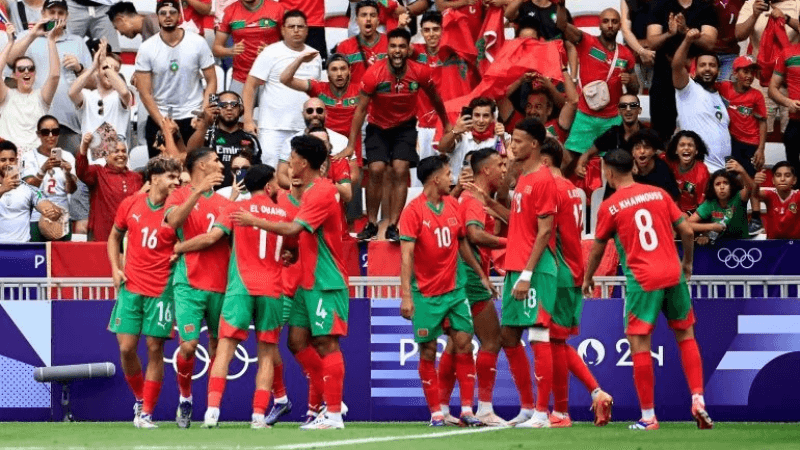 Football - JO: Le Maroc étrille les USA et se qualifie aux demies