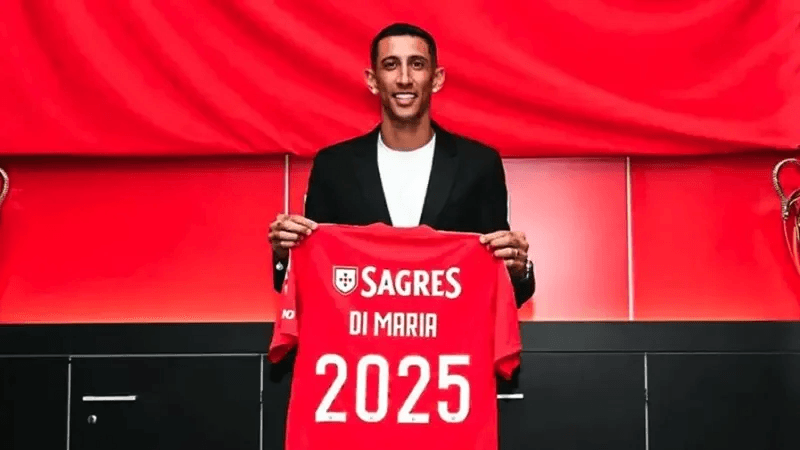 Benfica: Di Maria prolonge...