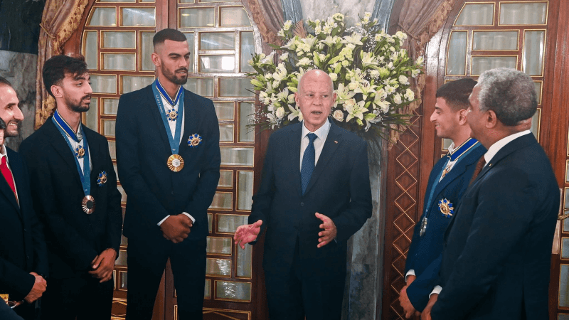 JO: Saïed décerne l'Ordre national du mérite aux médaillés tunisiens