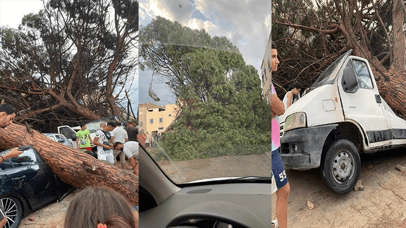 Intempéries à Nabeul : Dix blessés et véhicules endommagés