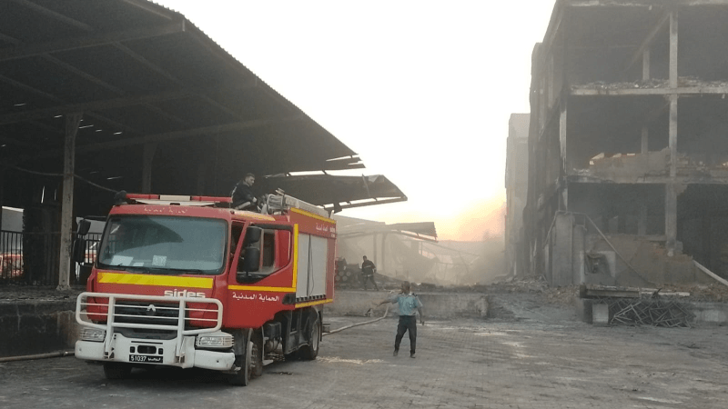 Sfax: L'incendie dans une usine de plastique maîtrisé