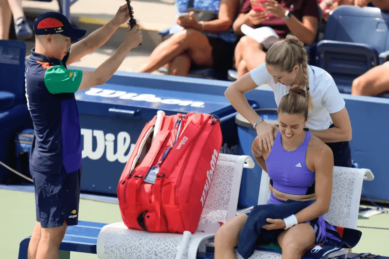 US Open: Maria Sakkari abandonne...