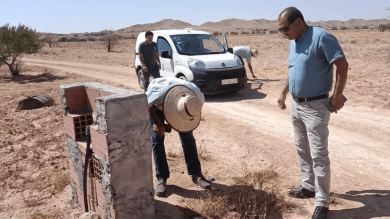 تطاوين: رفع 12 عدادا و7 إحالات  على القضاء بسبب الربط العشوائي بالماء