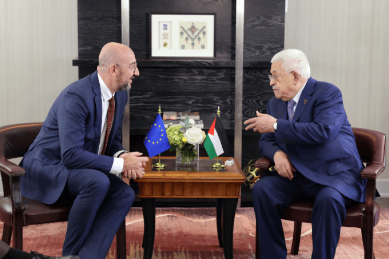 Charles Michel exhorte l'Europe à reconnaître l'Etat palestinien