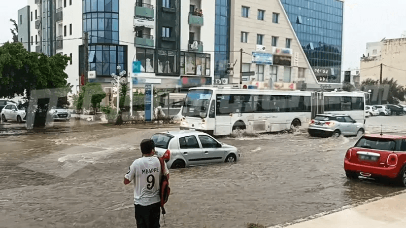 Intempéries à Sousse: La Protection civile multiplie les interventions