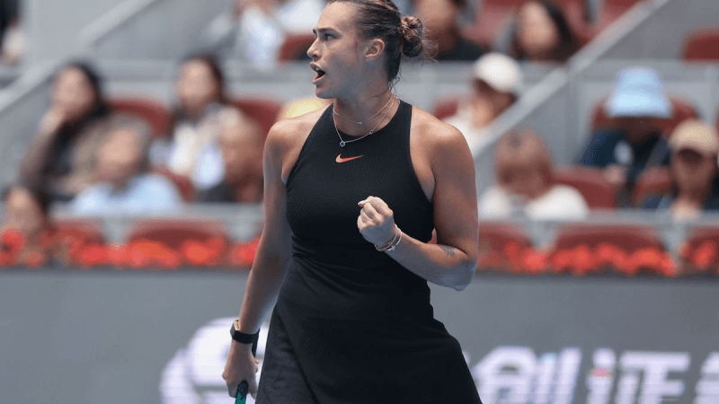 WTA de Pékin: Sabalenka en quart de finale