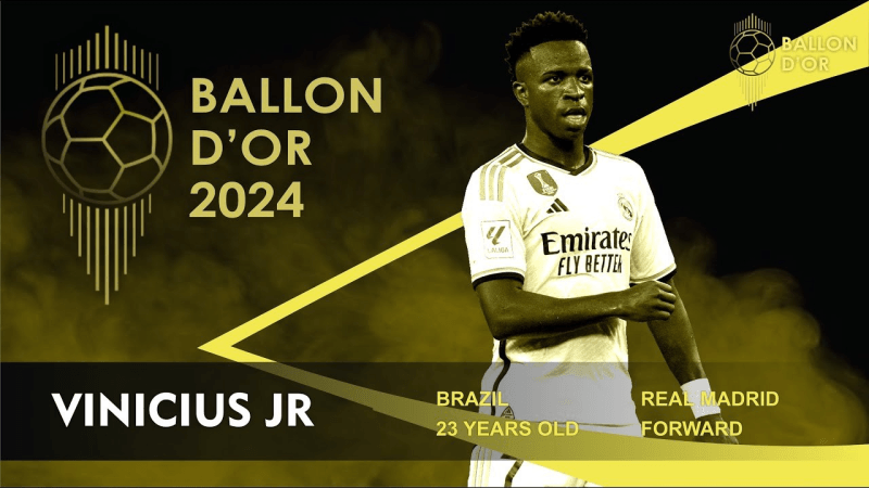 Ballon d'Or 2024: Vinicius vise un premier sacre