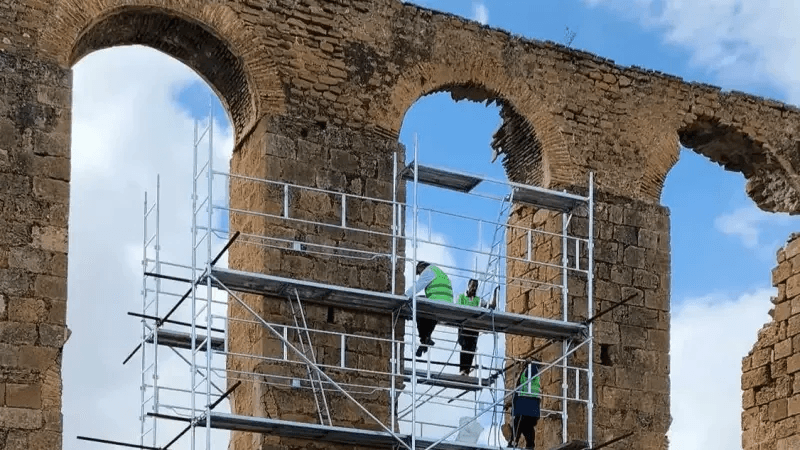 Bardo : Restauration des arches hafsides