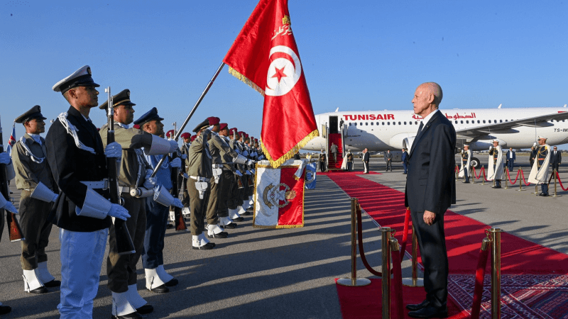 Kaïs Saïed en visite en Algérie