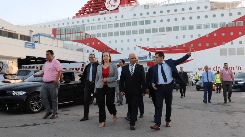 Le ministre du Transport en visite aux ports de Radès et La Goulette