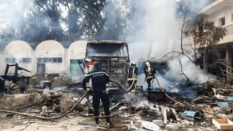 Nabeul : un incendie dans un hôtel abandonné, maîtrisé