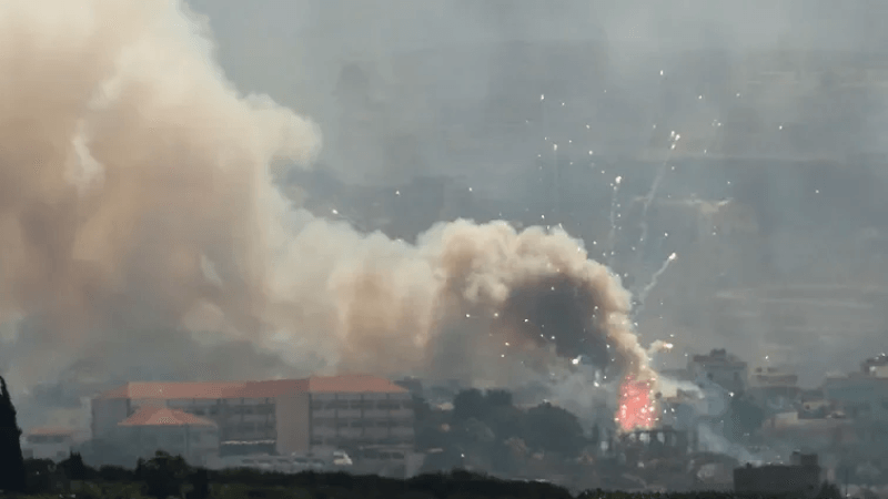 الجيش الإسرائيلي يشن ضربة في جنوب لبنان