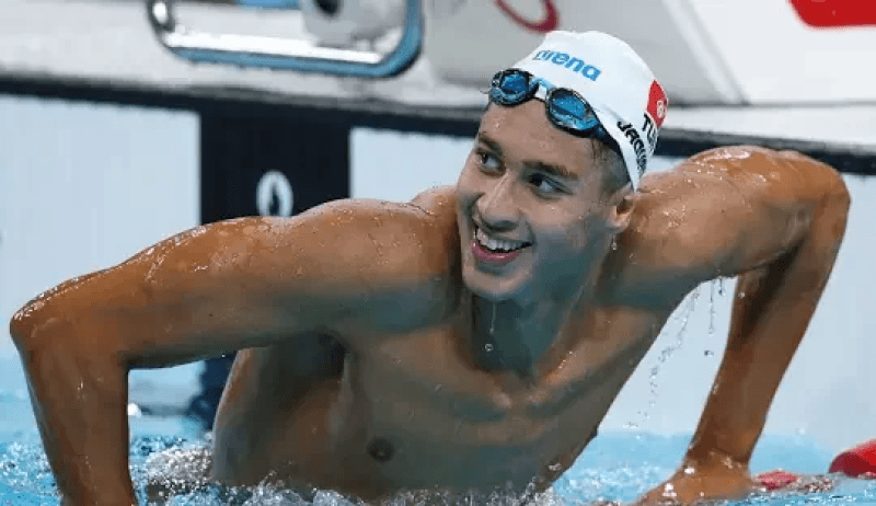 Mondiaux natation: Ahmed Jaouadi termine 7e du 400m nage libre