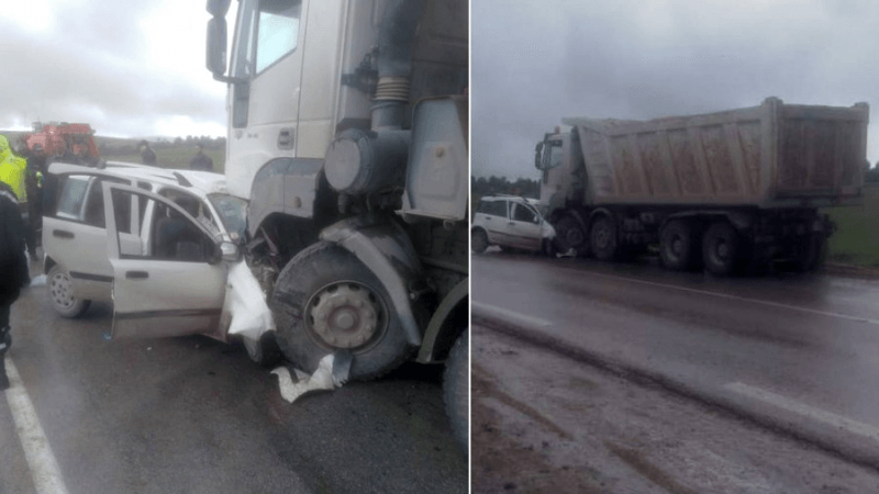 Béja : Deux morts dans une collision entre un camion et une voiture