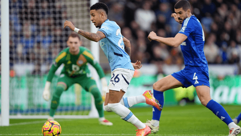 الدوري الانقليزي: مانشستر سيتي يُنهي نتائجه السلبية بالفوز على ليستر