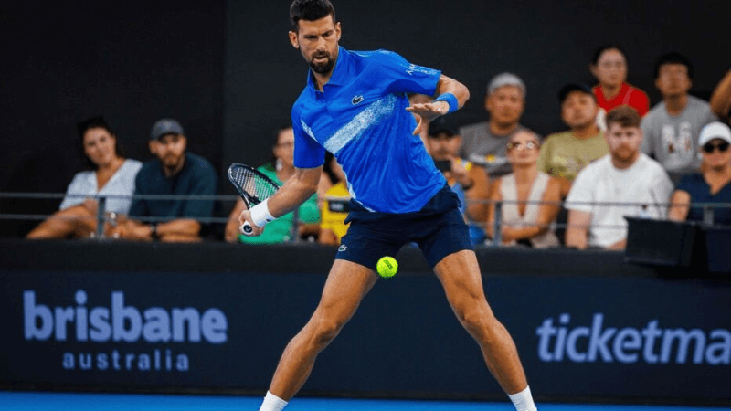 ATP de Brisbane: Djokovic éliminé par un 'bleu'...