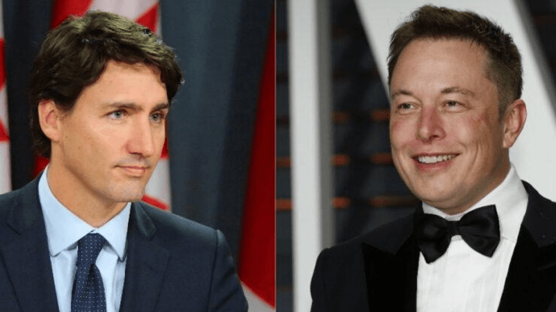 Elon Musk soutient Donald Trump et provoque à son tour Justin Trudeau