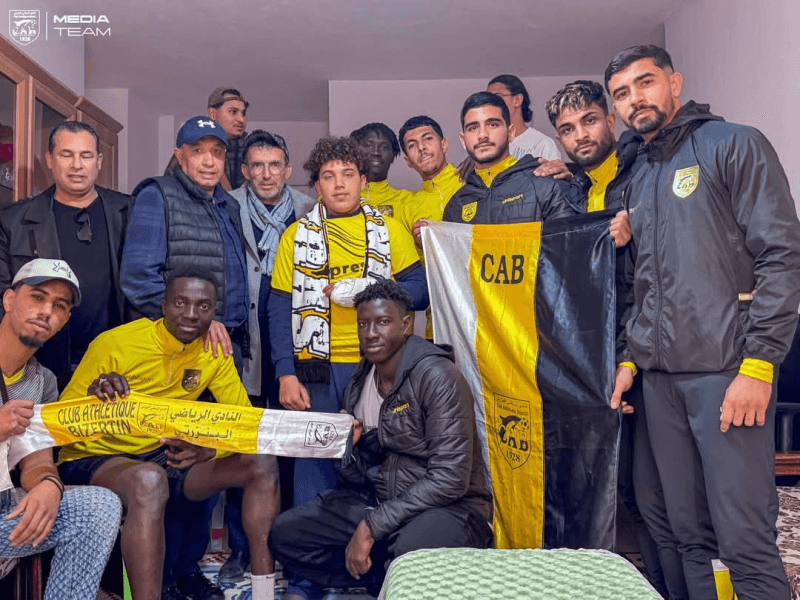 Le CAB rend visite à un supporter blessé