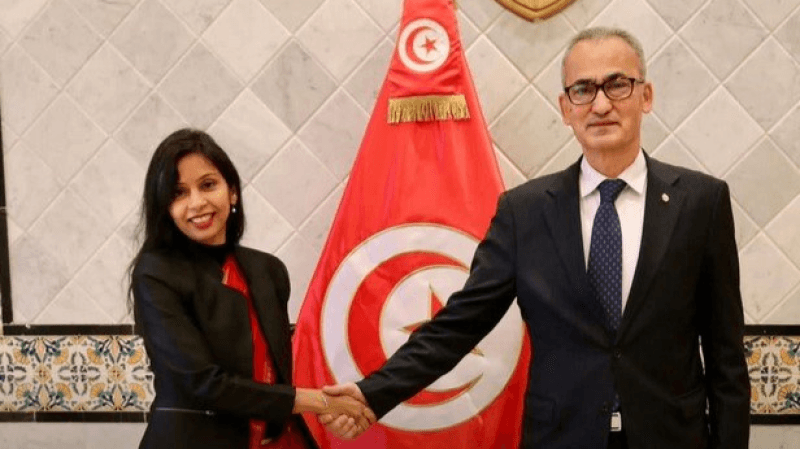 La nouvelle ambassadrice de l’Inde rencontre Mohamed Ben Ayed