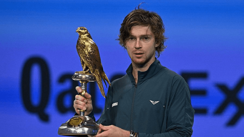 Tennis: Rublev décroche le tournoi de Doha