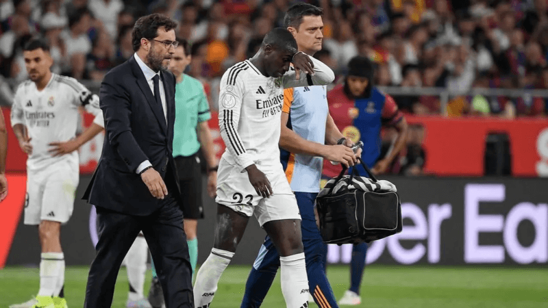 بعد كامافينغا.. الإصابة تنهي موسم روديغير وميندي مع ريال مدريد