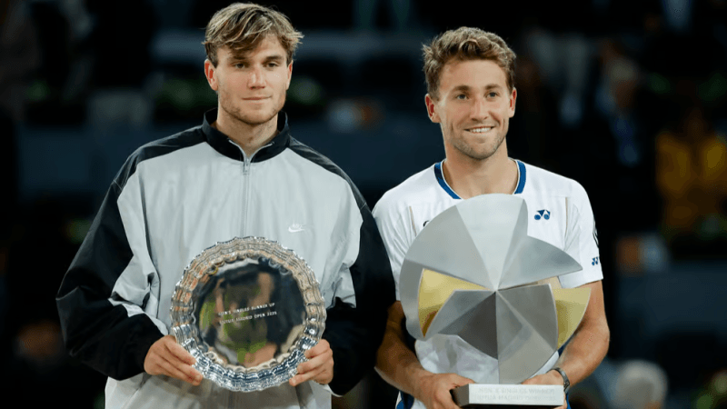 Classement ATP: Draper dans le top 5... Ruud, 7ème