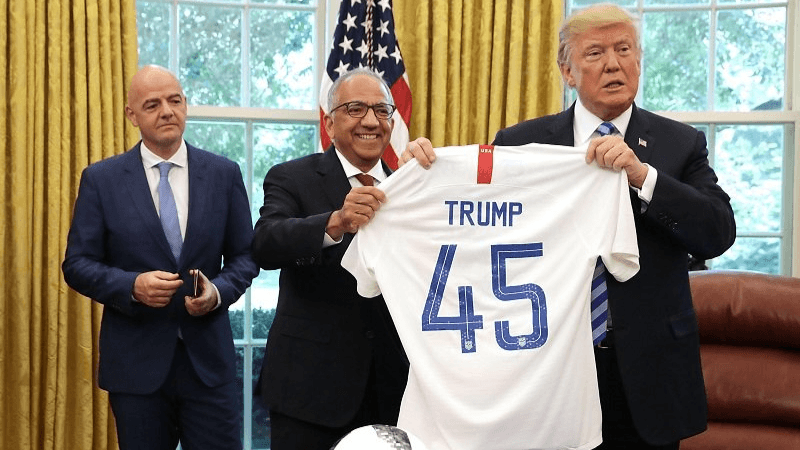 ترامب يعلن السماح بالاحتجاجات الداعمة لفلسطين في مونديال 2026