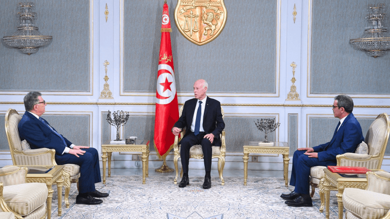 سعيّد يلتقي إبراهيم بودربالة وعماد الدربالي