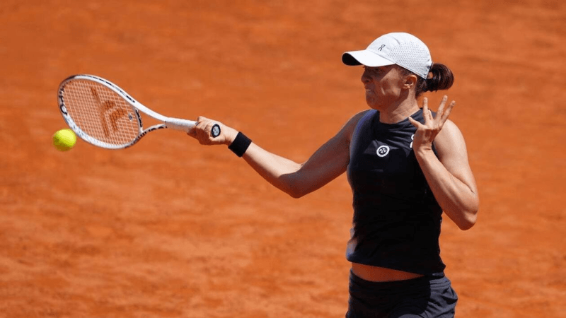 WTA 1000 de Rome: Swiatek au prochain tour, sans forcer...