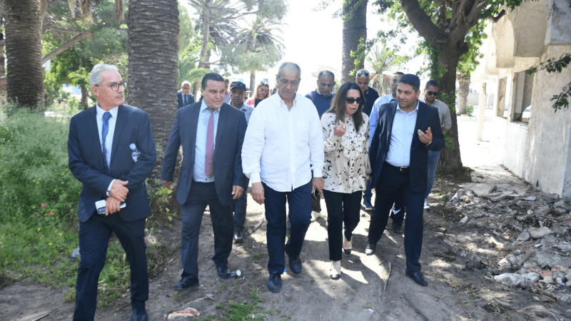 وزير البيئة: نحو توفير الاعتمادات لمشاريع حماية الشريط الساحلي بنابل