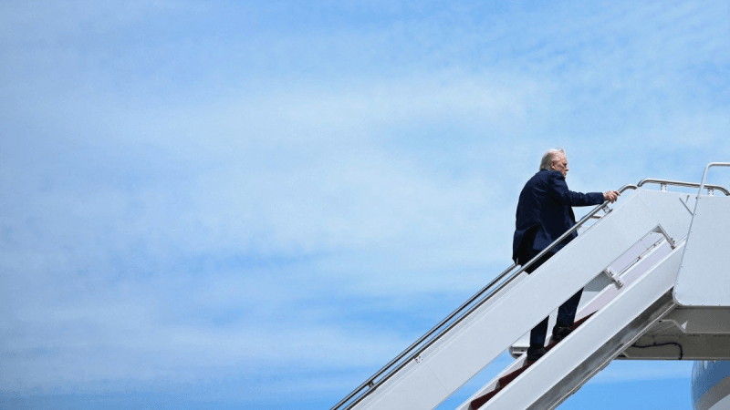 Trump s'envole pour le Golfe