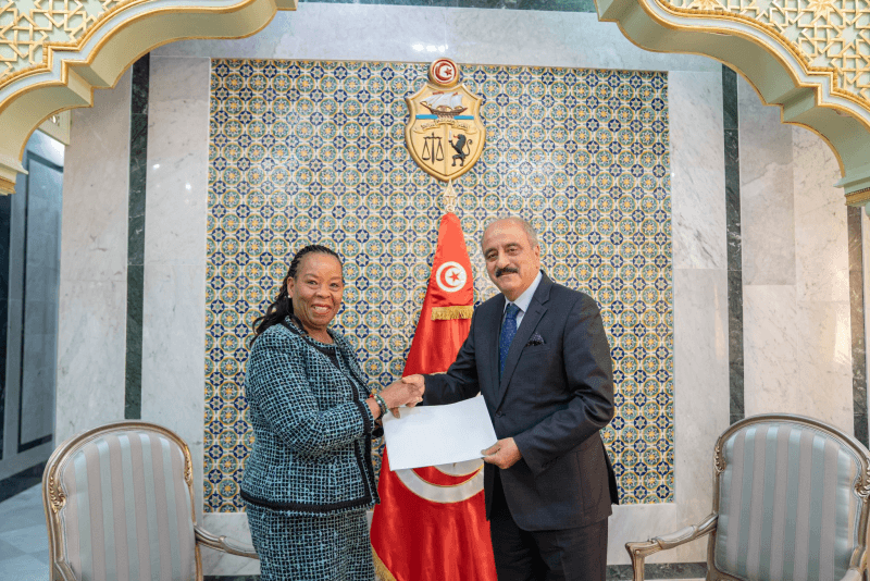 Nafti reçoit la nouvelle ambassadrice de l'Afrique du Sud