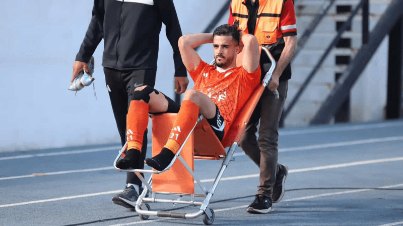 عزمي غومة يخضع لتدخل جراحي بعد إصابة في الأربطة المتقاطعة