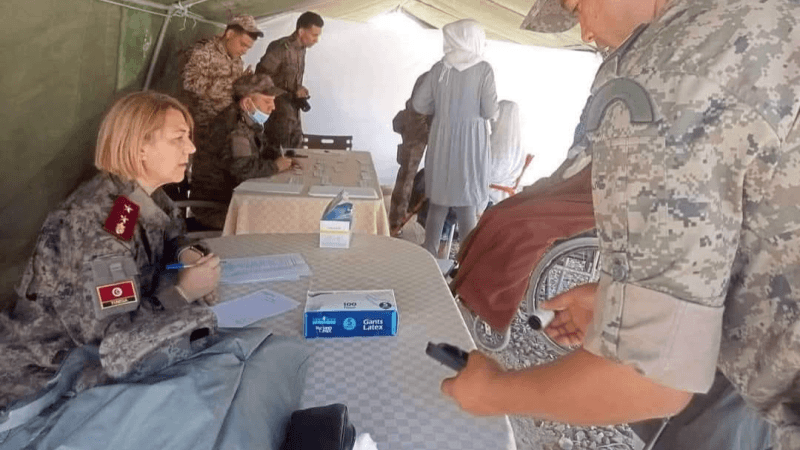 وزارة الدفاع: قوافل صحية عسكرية دورية بمعتمديتي ذهيبة ورمادة