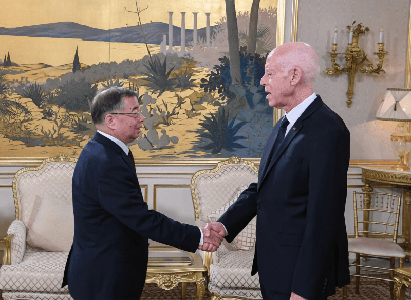 Kais Saïed reçoit le ministre chinois Li Shulei