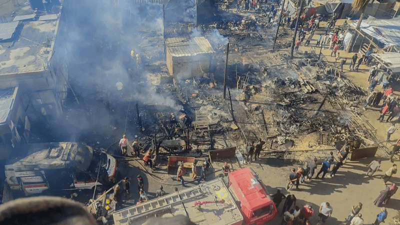 مجزرة جديدة وسط قطاع غزة