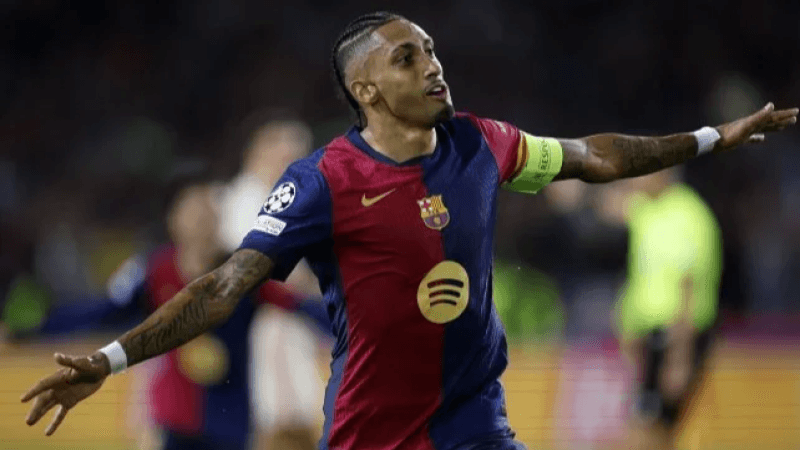 FC Barcelone: Raphinha rempile...