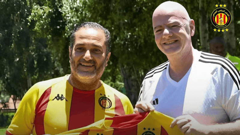 Infantino félicite l'Espérance pour son sacre en championnat