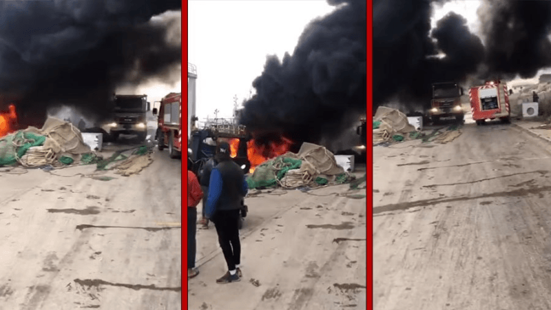 Jarzouna: Incendie sur un bateau de pêche au port