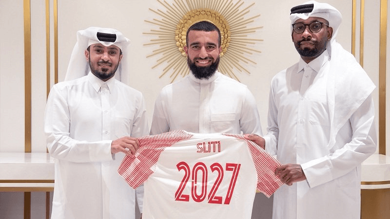 Foot: Naïm Sliti prolonge à Al-Shamal