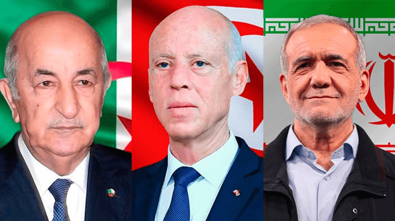 Aïd al-Adha : échanges de vœux entre Saïed, Tebboune et Pezeshkian