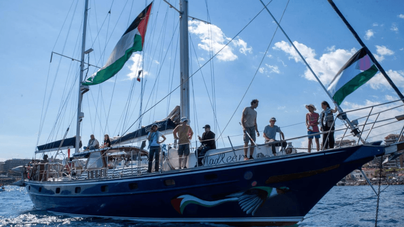 Israël intercepte un voilier humanitaire 'Madleen', en route vers Gaza