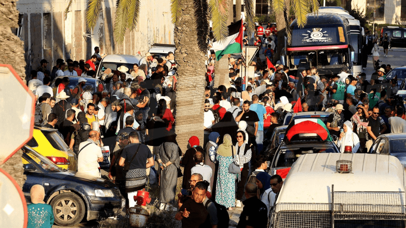 العفو الدولية تدعو لتأمين مسار 'قافلة الصمود' وتسهيل عبورها نحو وجهتها