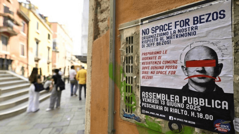 Bezos et les noces qui fâchent à Venise
