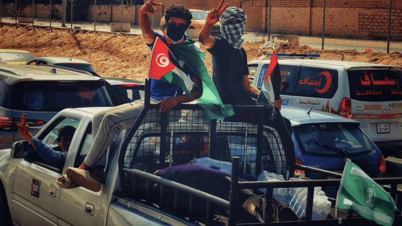 تنسيقية العمل من أجل فلسطين تُطالب بـ'رفع الطوق' على مخيم قافلة الصمود