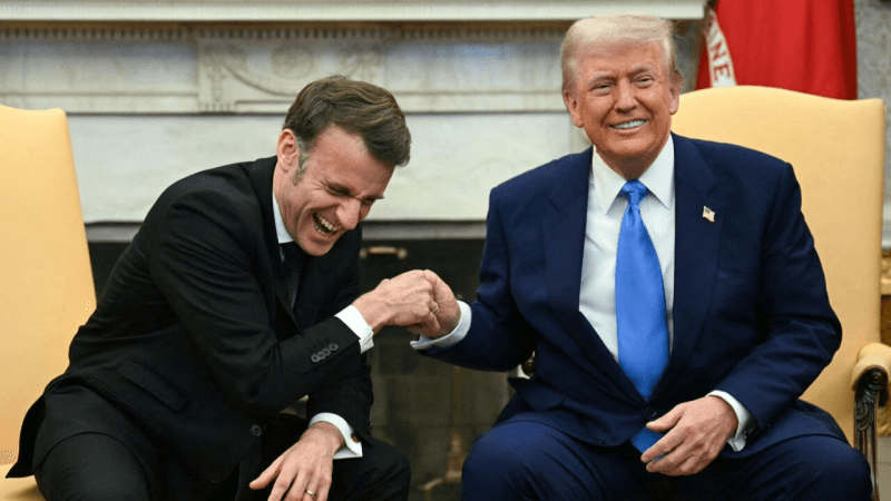Macron répond aux critiques de Trump